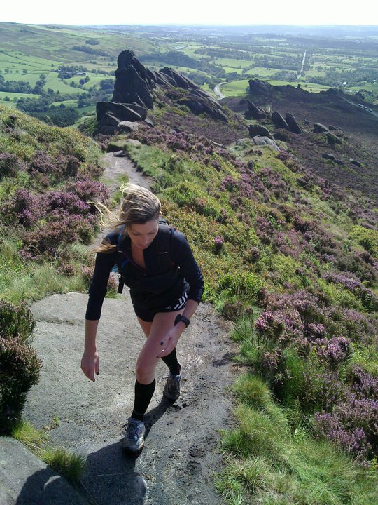 Tracy Dean (UK Ultra Trail Champion 2013, Team Inov-8 & Torq fuelled Athlete) often trains across Ramshaw Rocks and the Roaches